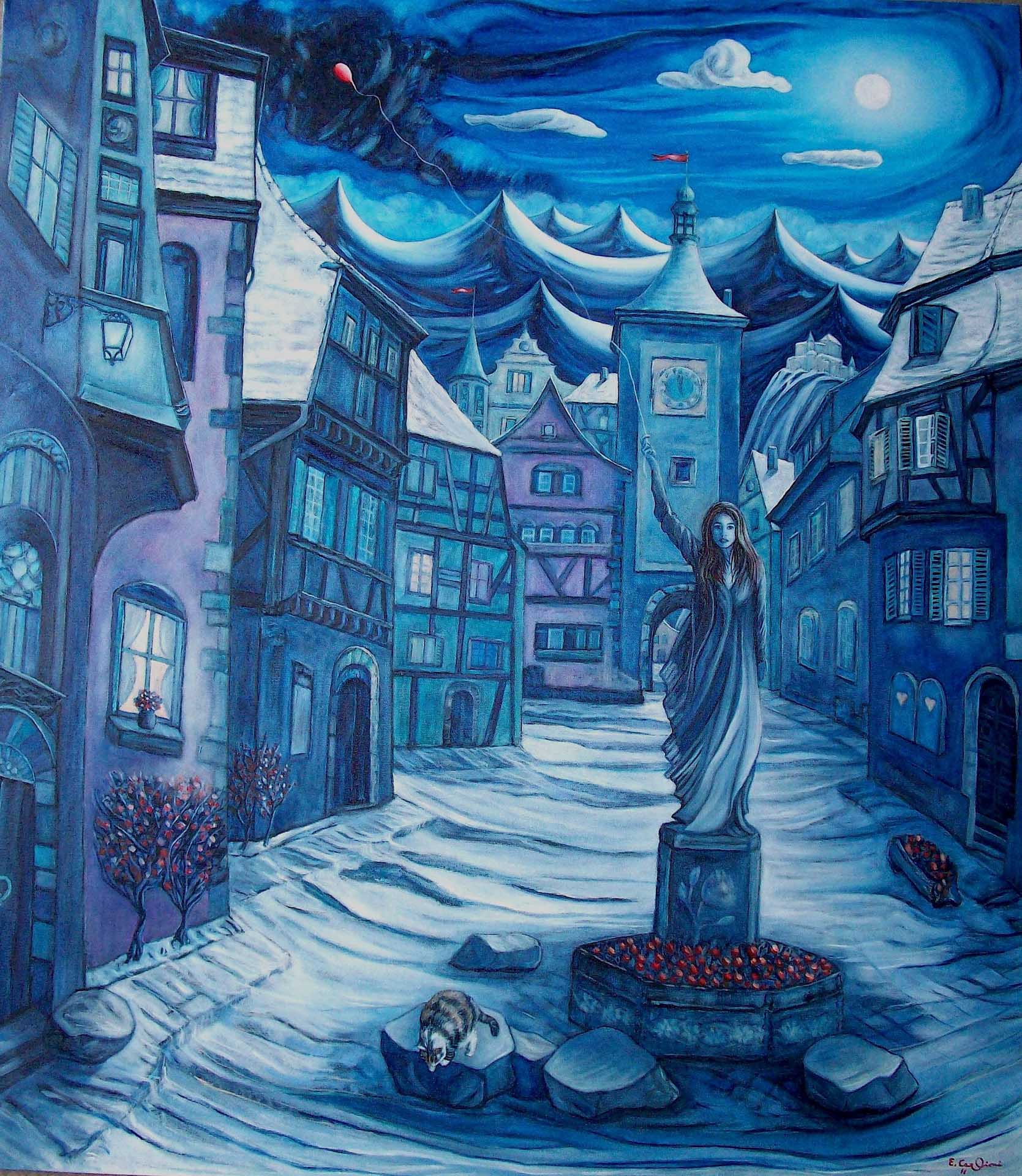 Malinconia, cm 70x80.