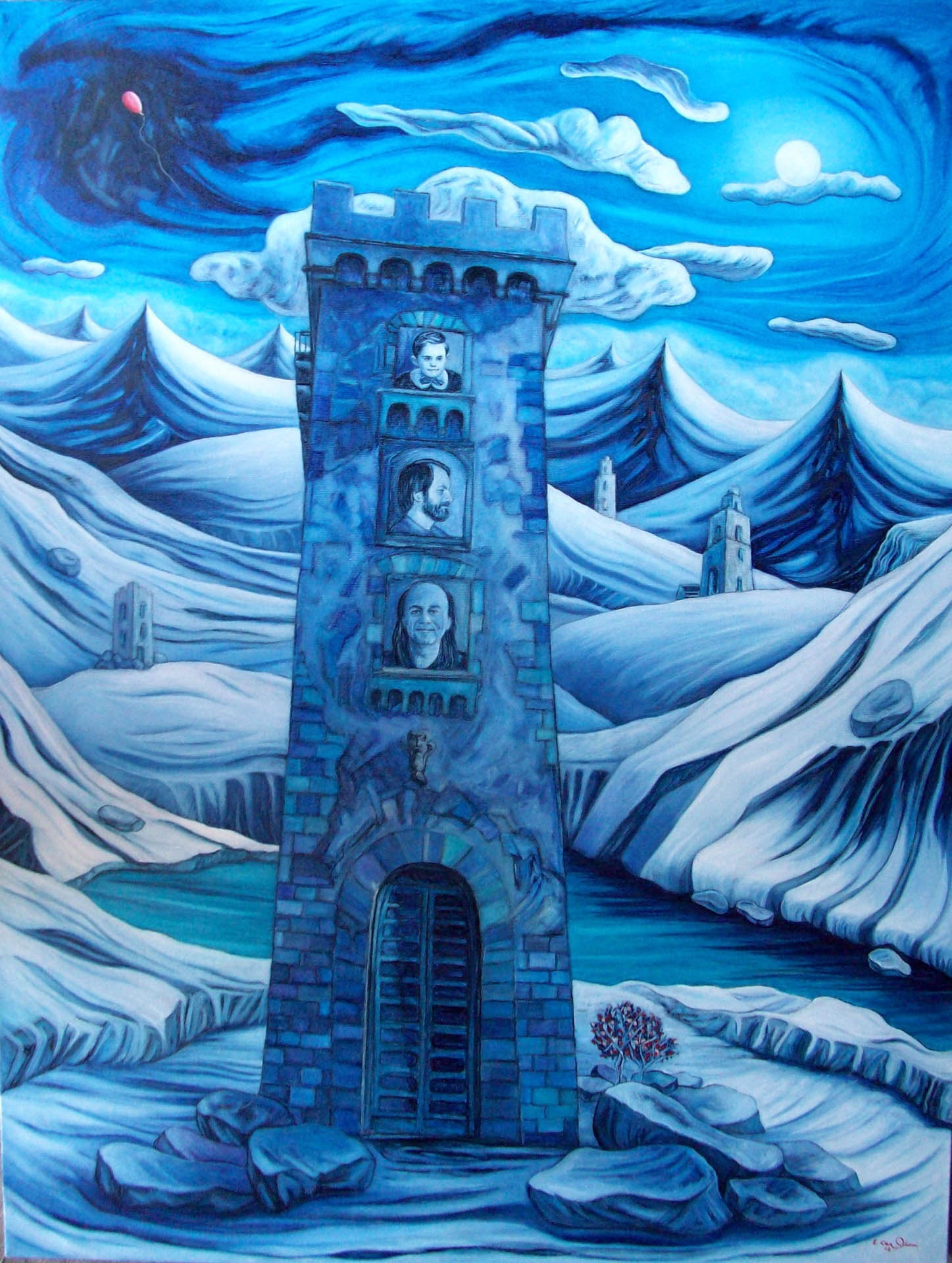 Le torri del tempo, cm 60x80.