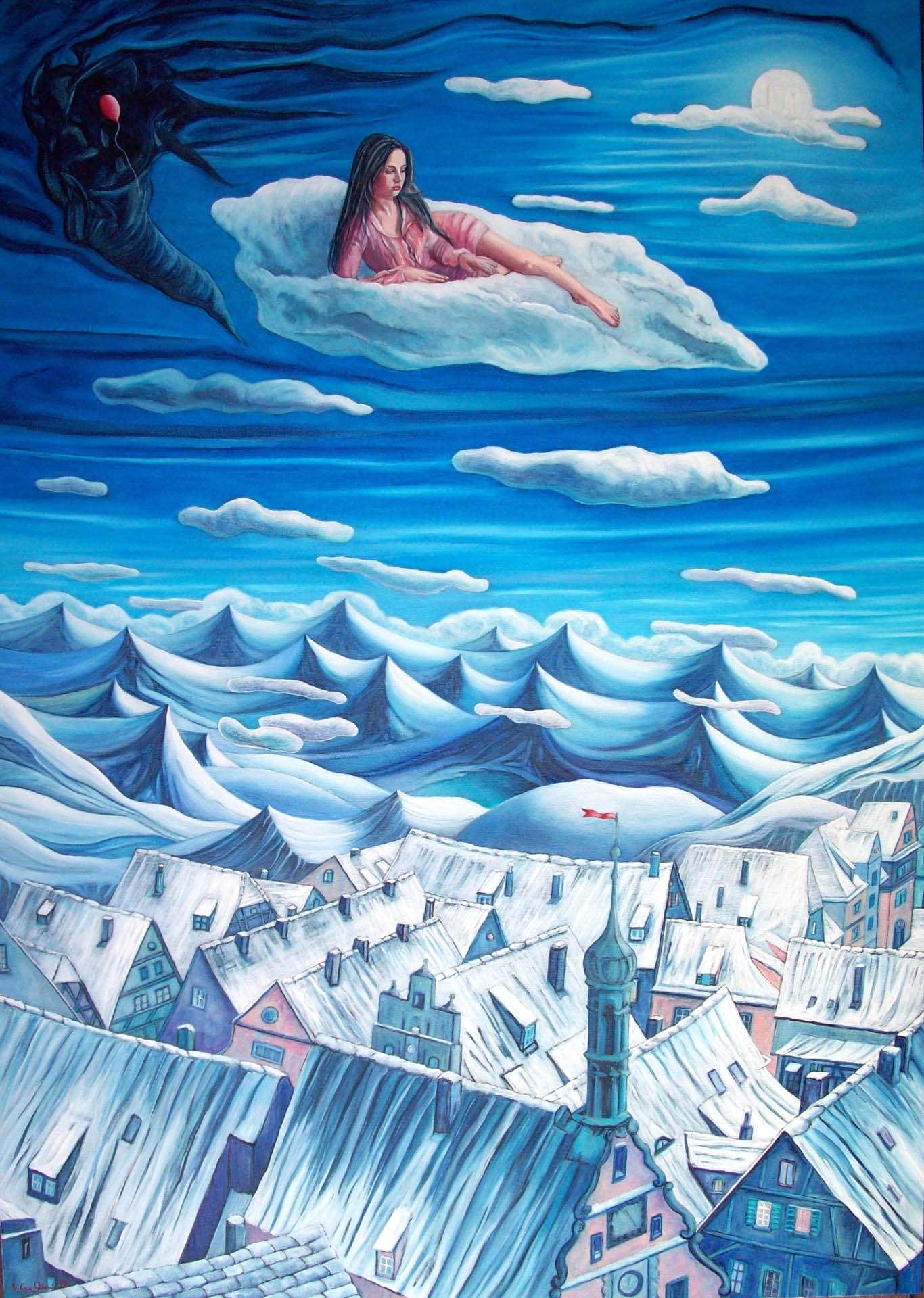 La fata dei ricordi, cm 70x100.