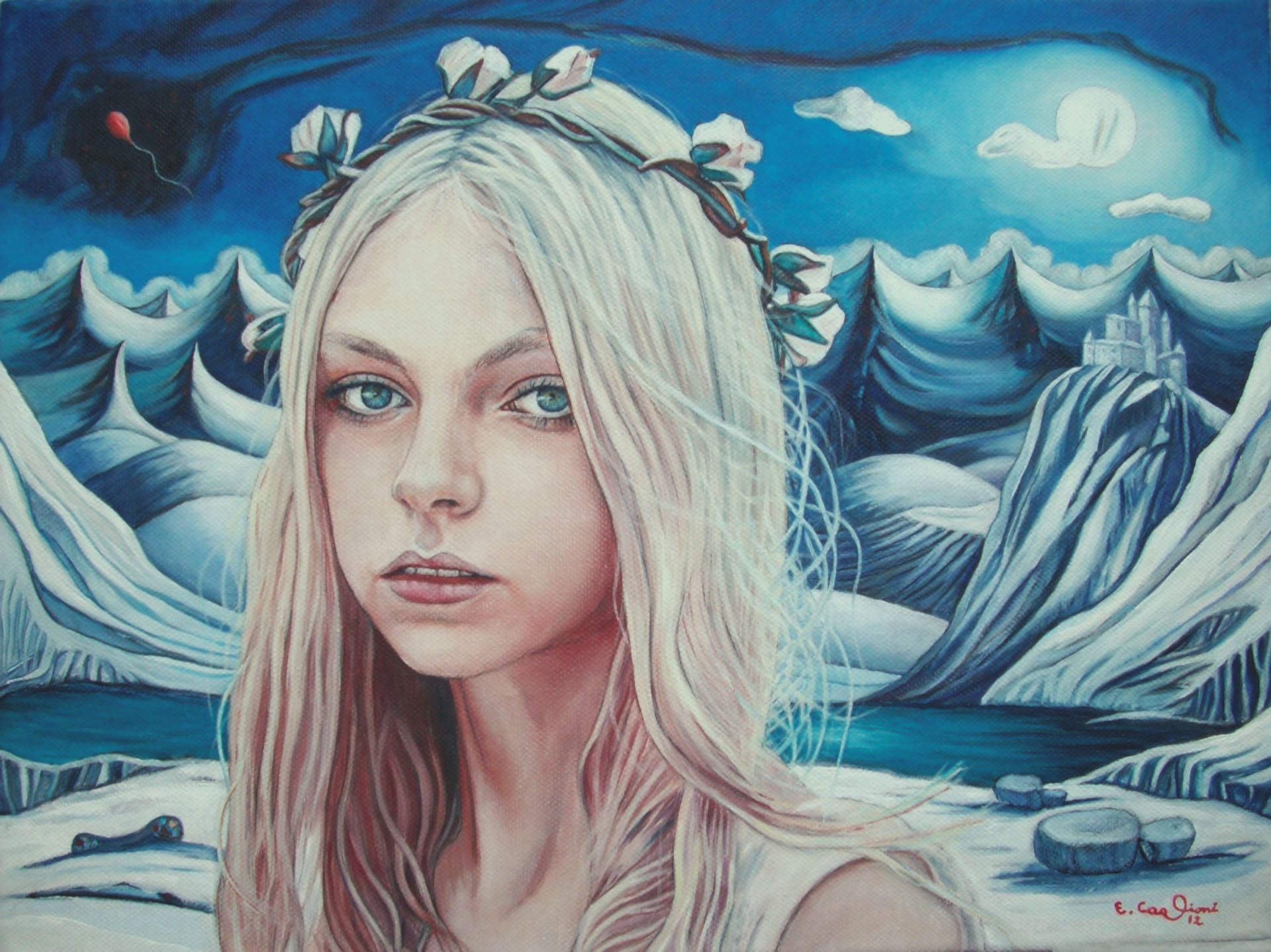 Nelle notti di vento, cm 40x30.