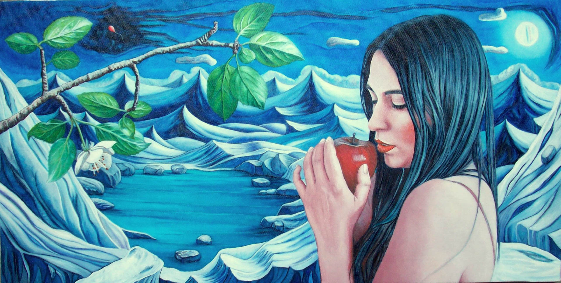La fata bella come la primavera, cm 60x30.