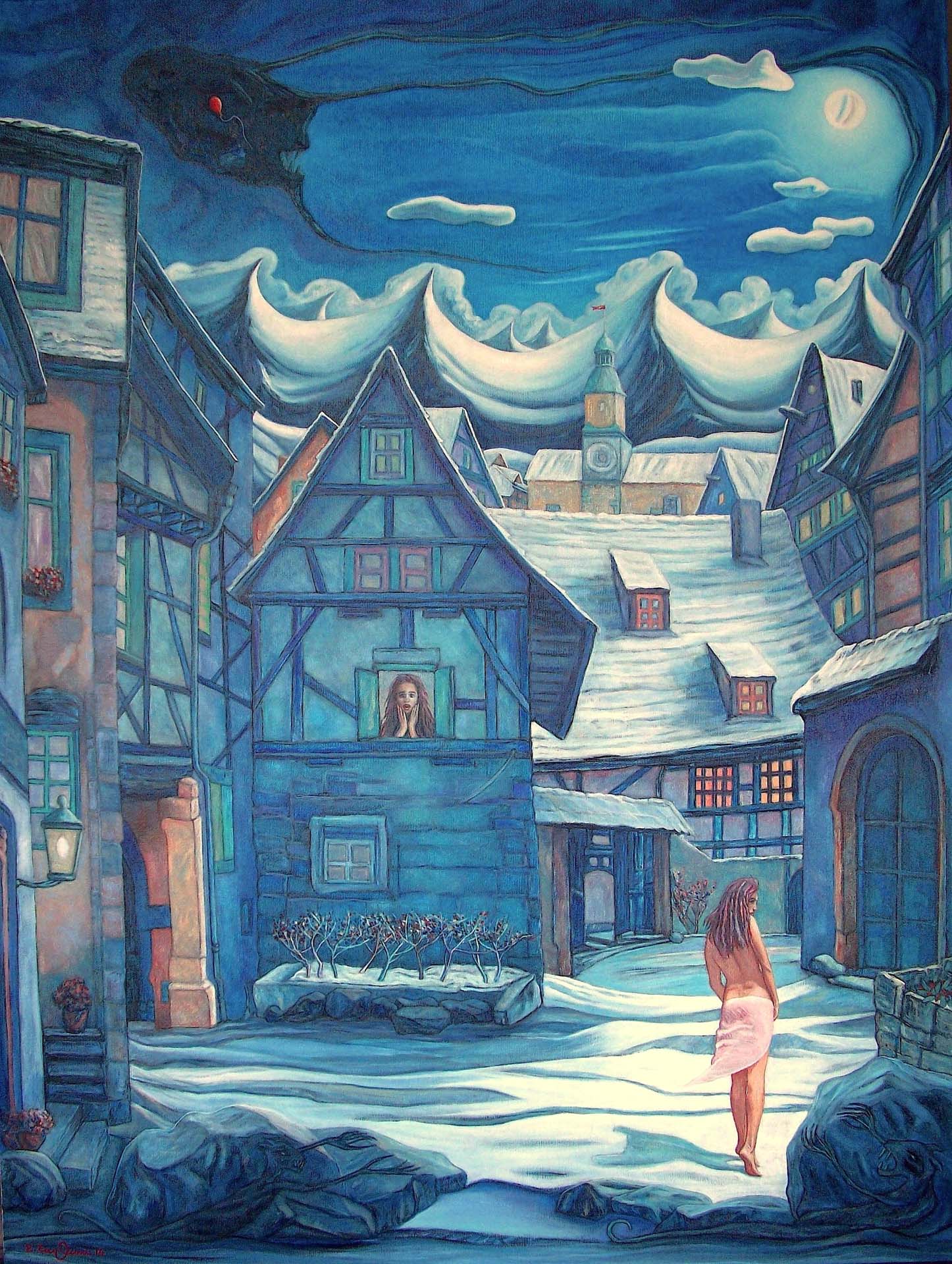 La notte delle ombre cattive, cm 60x80.