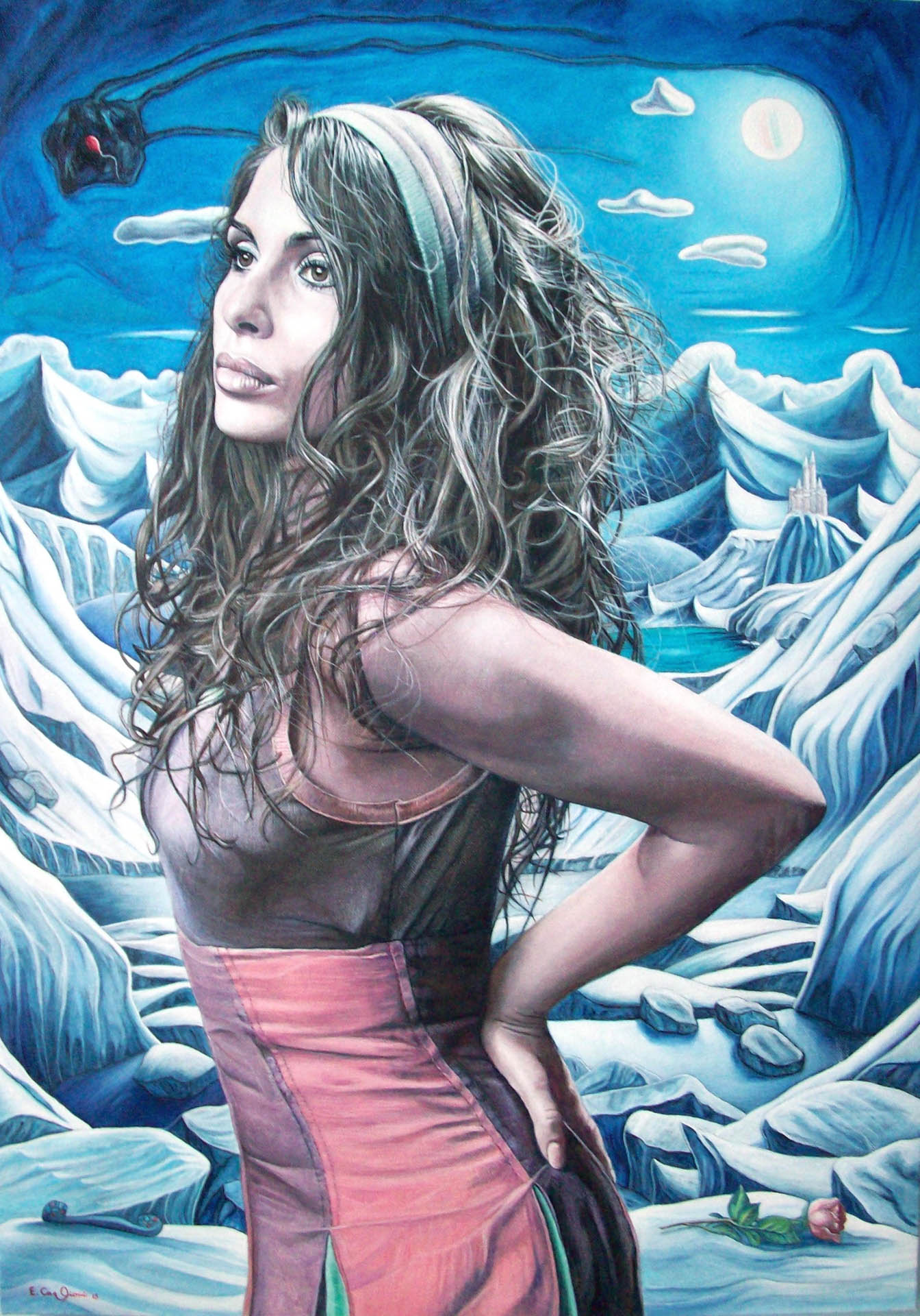 La fata guerriera, cm 50x70.