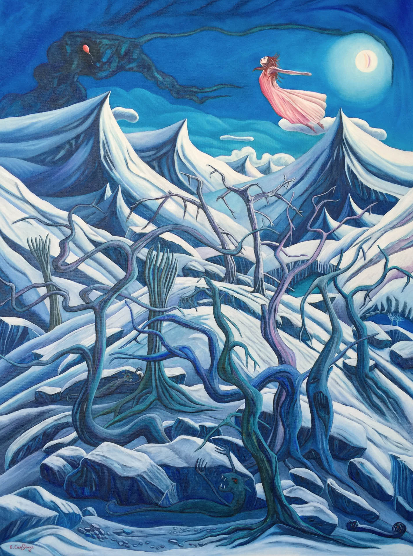 Il bosco delle ombre cattive, cm 60x80.