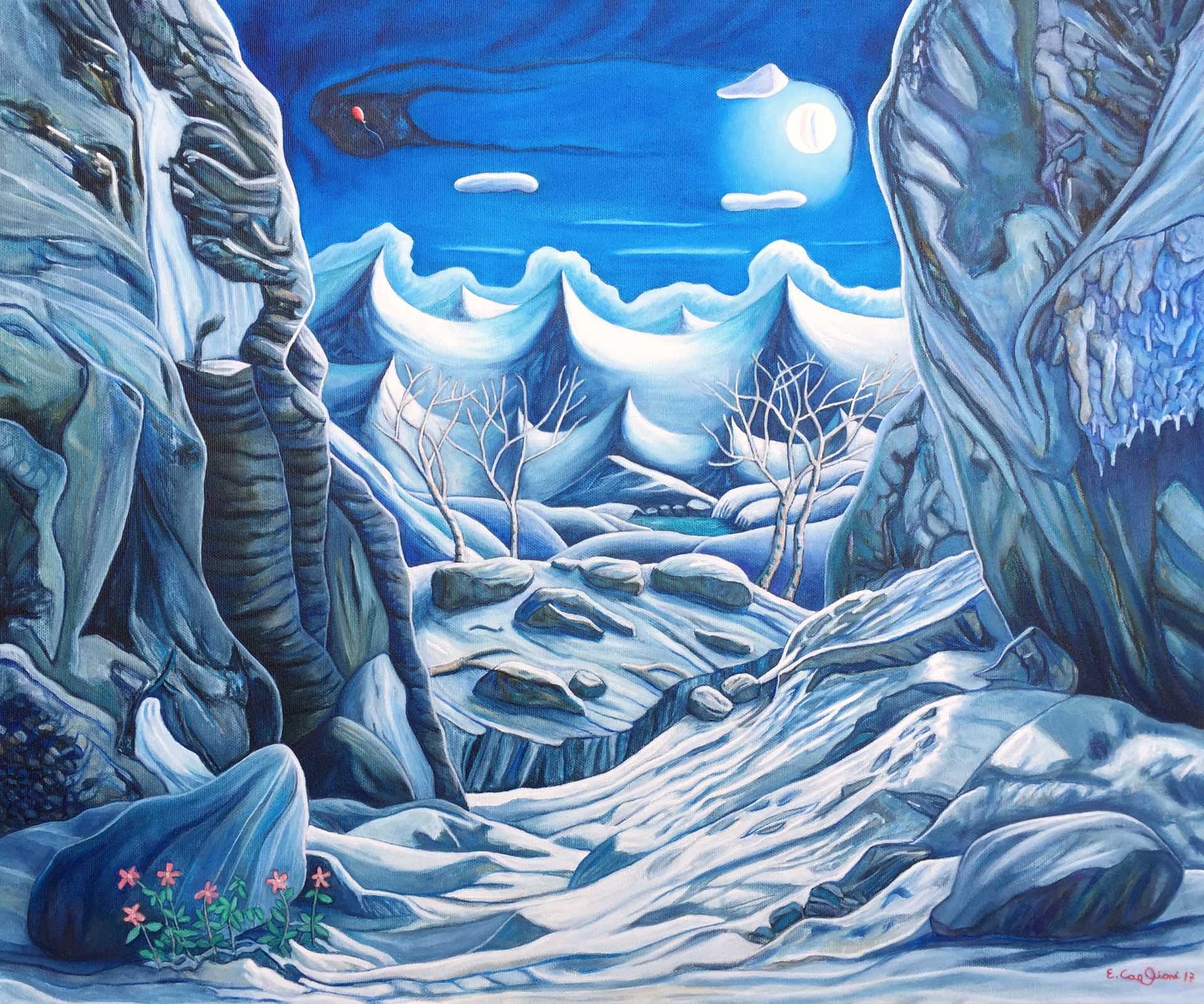 Uscendo dalla tana, cm 60x50.
