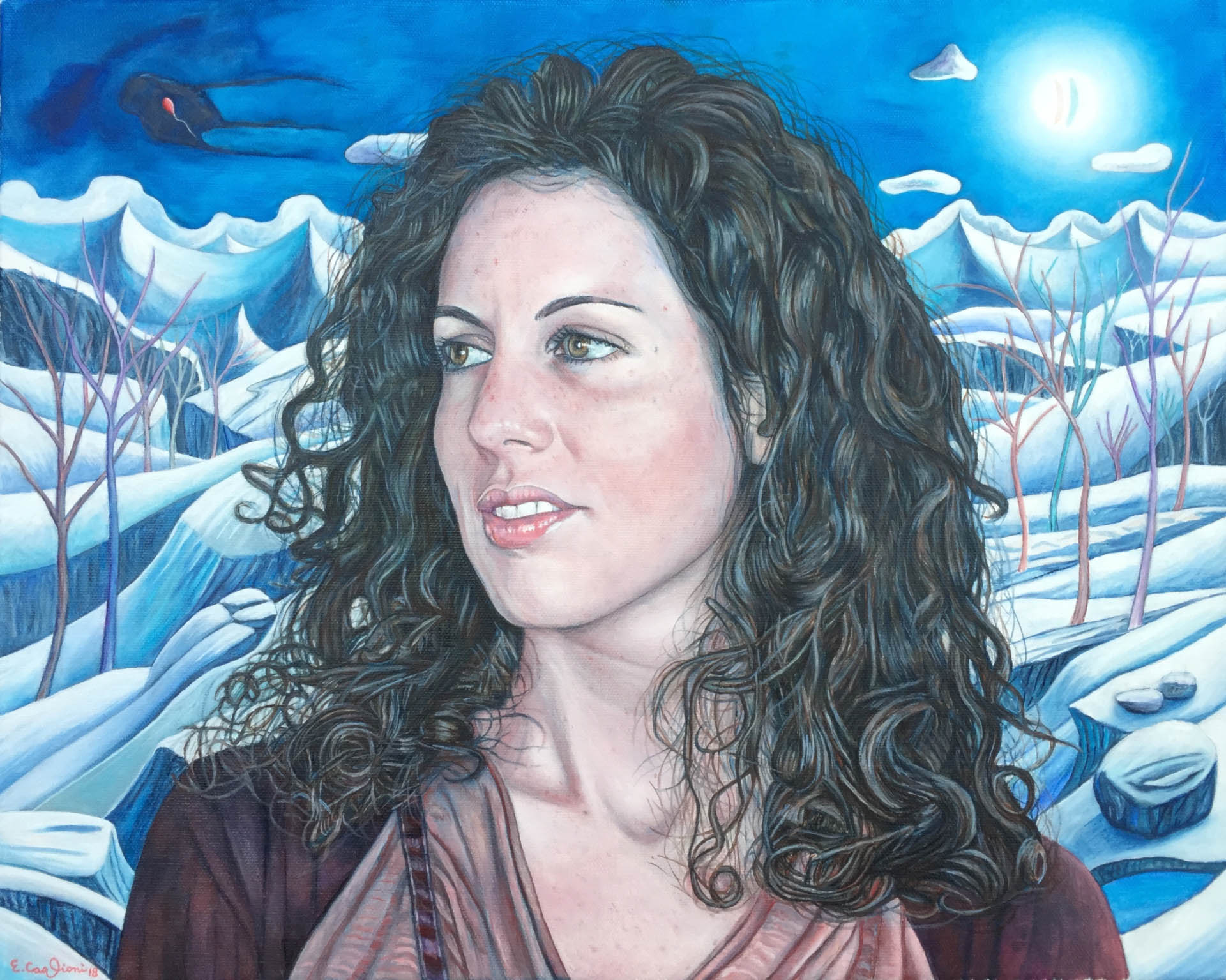 La fata delle parole, cm 50x40.