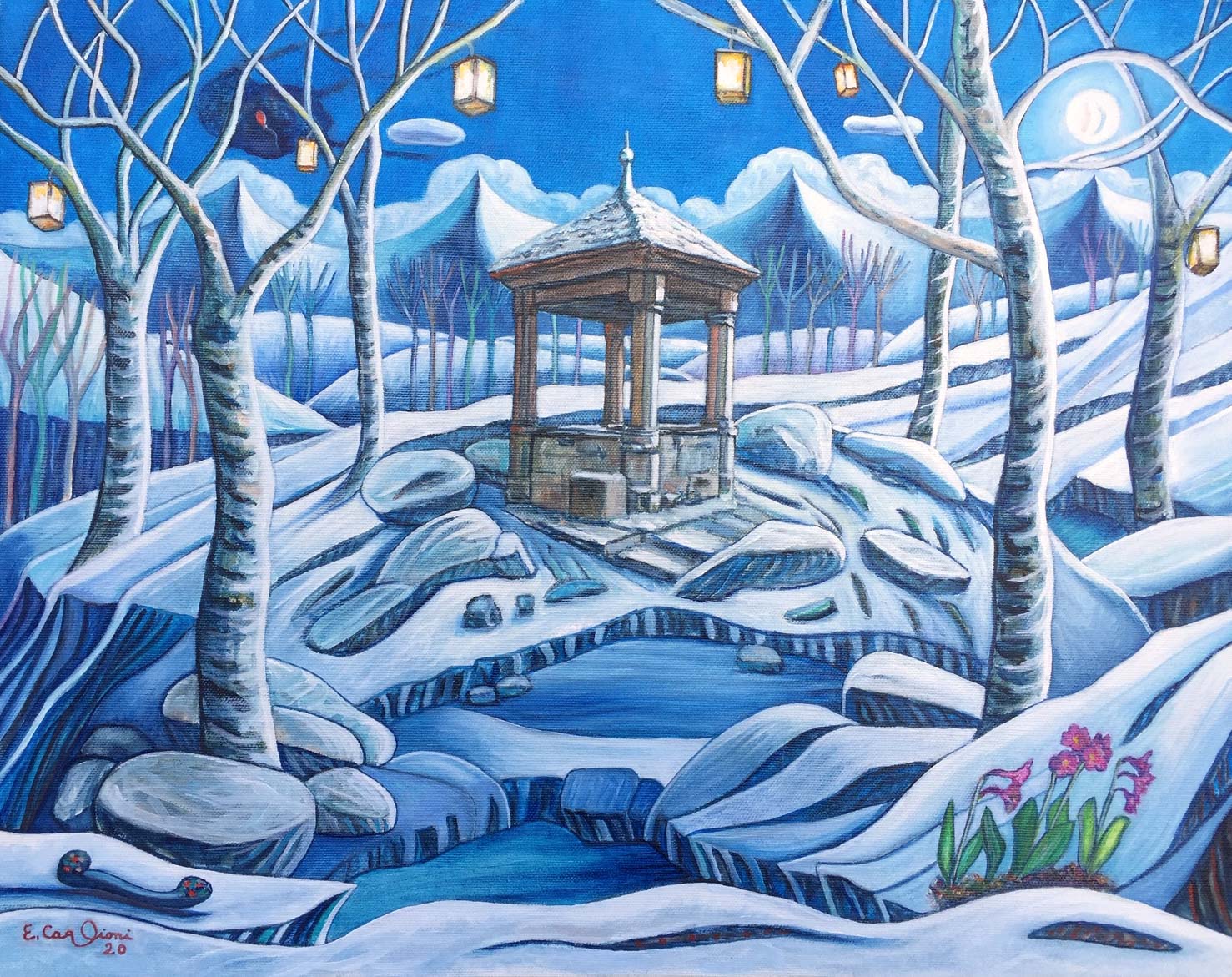 Il pozzo dei desideri, cm 50x40.