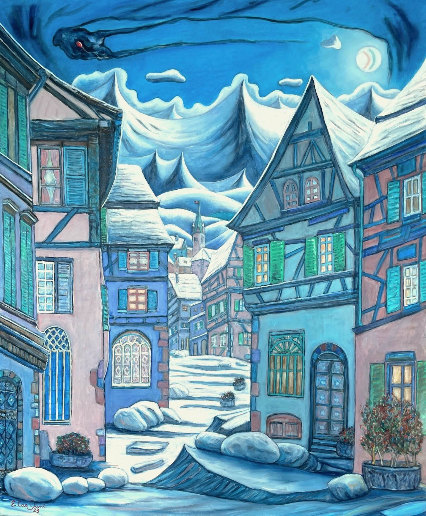 Nei nostri più intensi desideri, cm 50x60.